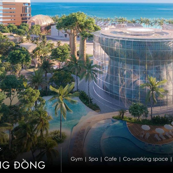 phoi canh clubhouse trong dong la tien villa